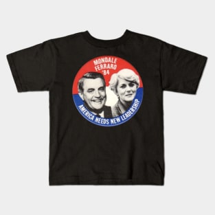 WALTER MONDALE RIP , FERRARO ELECTION Kids T-Shirt